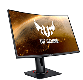 Asus  Asus TUF Gaming VG27WQ 27" WQHD VA Curved Gaming Monitor, 165Hz / 1ms (MPRT), Extreme Low Motion Blur, Adaptive-sync & Freesync Premium, Display HDR 400, | 90LM05F0-B01E70 - thumbnail 3