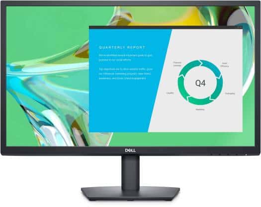 Dell E2422HN 24" Full HD IPS Monitor, 1920x 1080 Resolution, 60 Hz Refresh Rate, 8ms Response Time - Normal, 16:9 Aspect Ratio, Anti Glare, LED Backlit, VGA, HDMI, Black | E2422HN thumbnail 2