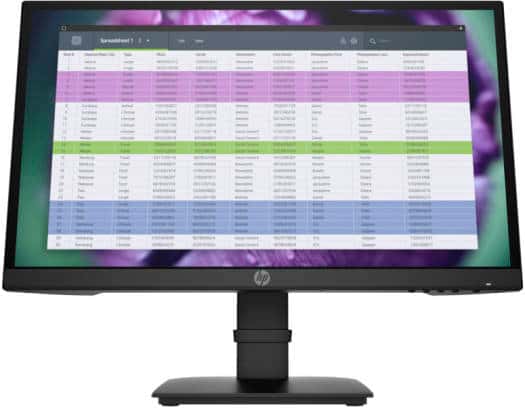 Hp HP P22 G4 Monitor, 21.5" FHD IPS Display, 75Hz Refresh Rate, 5ms ( GtG with Overdrive ) Response Time, 1000:1 Contrast Ratio, Anti-Glare Technology, Black | 1A7E4AA - thumbnail 1