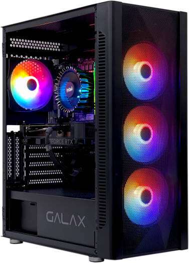 Nanotech Gaming PC Bundle with 40 Series GPU: Intel Core i5 14400F, Nvidia RTX 4060 OC 8GB, 32 RAM 3200Mhz, 1TB SSD, 650W PSU + 24 Inch 144Hz Monitor + Gaming Keyboard Mouse & Headset, Wi-Fi, Win 11 - thumbnail 1