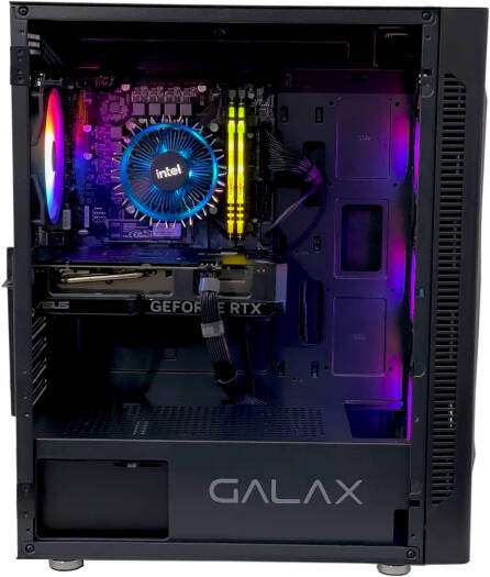 Nanotech Gaming PC Bundle with 40 Series GPU: Intel Core i5 14400F, Nvidia RTX 4060 OC 8GB, 32 RAM 3200Mhz, 1TB SSD, 650W PSU + 24 Inch 144Hz Monitor + Gaming Keyboard Mouse & Headset, Wi-Fi, Win 11 - thumbnail 5