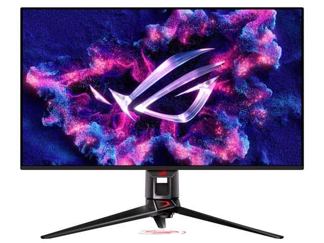 Asus ASUS ROG Swift OLED PG32UCDM Gaming Monitor 31.5-inch 4K QD-OLED panel, 240Hz, 0.03ms (GTG), G-SYNC compatible, custom heatsink, graphene film, uniform brightness,99% DCI-P3, True 10-bit, 90W Type-C, 3 Years Warranty | 90LM09T0-B01370 - thumbnail 4
