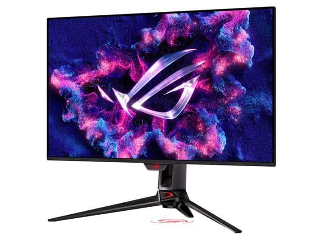 Asus ASUS ROG Swift OLED PG32UCDM Gaming Monitor 31.5-inch 4K QD-OLED panel, 240Hz, 0.03ms (GTG), G-SYNC compatible, custom heatsink, graphene film, uniform brightness,99% DCI-P3, True 10-bit, 90W Type-C, 3 Years Warranty | 90LM09T0-B01370 - thumbnail 5