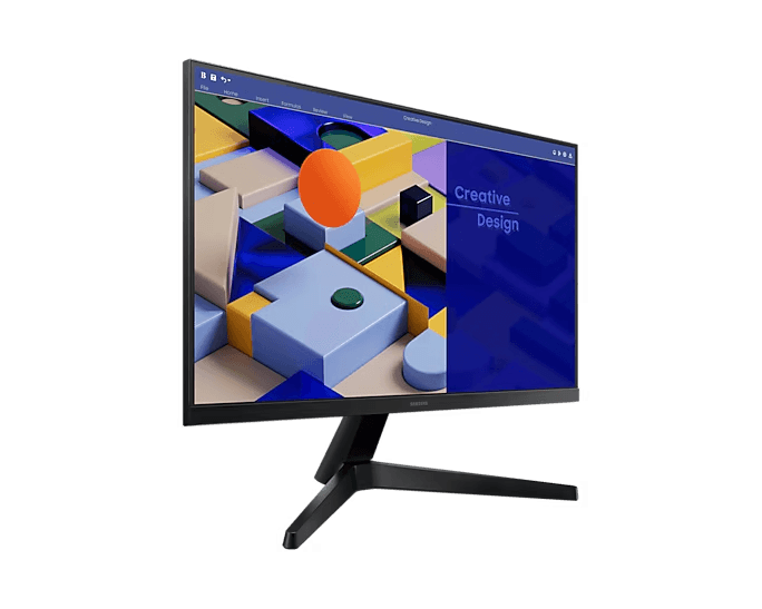 Samsung S3 S31C 24" FHD IPS Essential Flat Monitor, 75Hz Refresh Rate, 5ms Response Time, AMD FreeSync, Game Mode, Eye Saver & Flicker Free, 16.7M Color, 1x HDMI 1.4 / 1x D-Sub, Black | LS24C310EAMXUE - thumbnail 2
