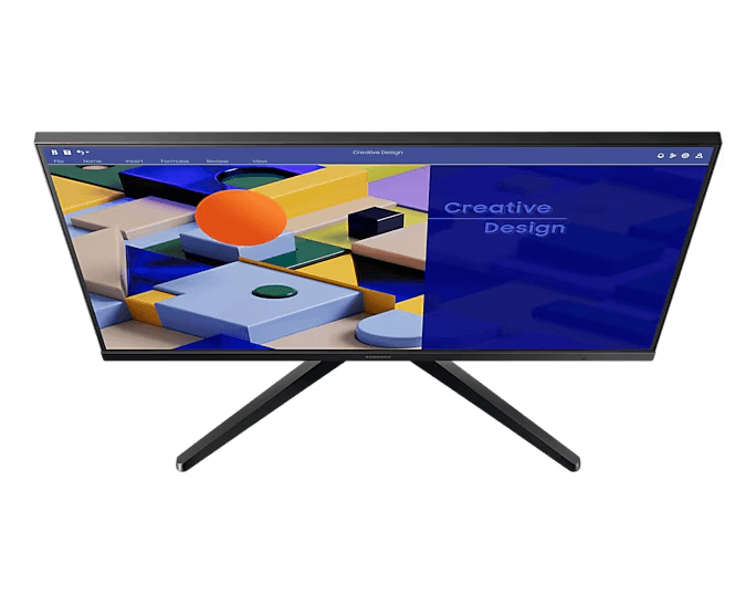 Samsung S3 S31C 24" FHD IPS Essential Flat Monitor, 75Hz Refresh Rate, 5ms Response Time, AMD FreeSync, Game Mode, Eye Saver & Flicker Free, 16.7M Color, 1x HDMI 1.4 / 1x D-Sub, Black | LS24C310EAMXUE - thumbnail 3