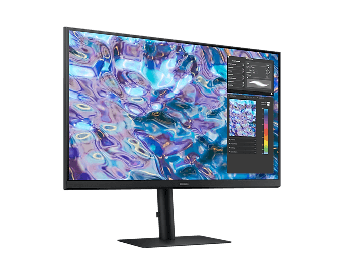 SAMSUNG Samsung 27" ViewFinity S6 QHD Monitor with IPS Panel, ergonomic design, 75Hz refresh rate, 5(GTG) Response Time, sRGB Coverage 0.99, Eye Saver Mode, Flicker Free, Wall Mountable  | LS27B610EQMXUE - thumbnail 5