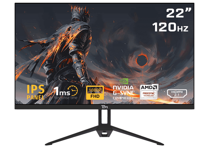 Twisted Minds ECO SERIES 22???, 120hz, 1MS, FHD, HDMI 2.1 & DP 1.4, Black | TM22FHD120IPS thumbnail 1