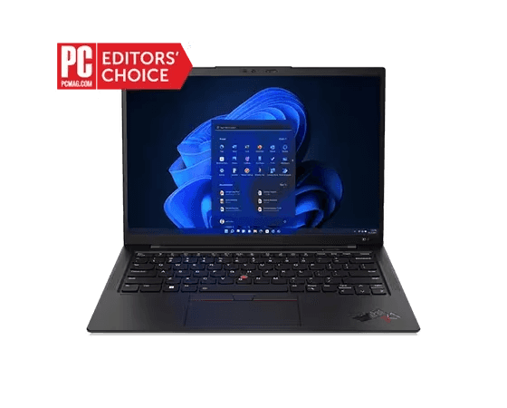 Lenovo ThinkPad X1 Carbon Gen 11 Laptop, 13th Gen Intel Core i7-1355U, 14inch WUXGA, 1TB SSD, 16GB RAM, Shared Intel Iris Xe Graphics, Windows 11 Pro, English & Arabic Keyboard, Black | 21HM0024GR thumbnail 2