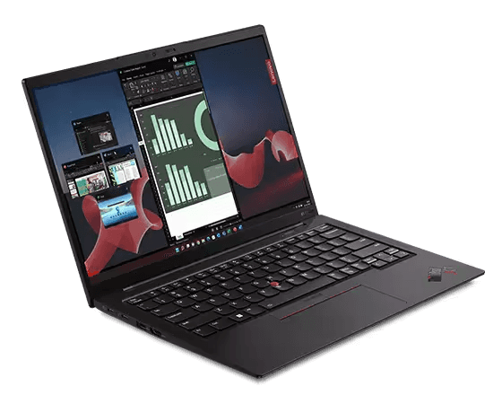 Lenovo ThinkPad X1 Carbon Gen 11 Laptop, 13th Gen Intel Core i7-1355U, 14inch WUXGA, 1TB SSD, 16GB RAM, Shared Intel Iris Xe Graphics, Windows 11 Pro, English & Arabic Keyboard, Black | 21HM0024GR thumbnail 4