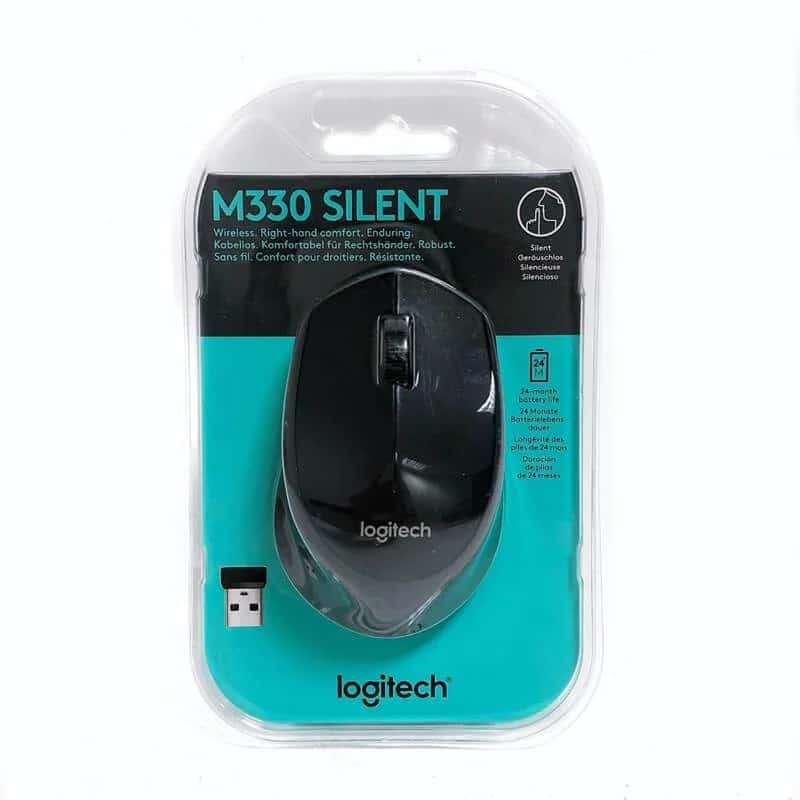 Logitech M330 Silent Plus Wireless Mouse, 2.4Ghz With Usb Nano Receiver, 1000 Dpi Optical Tracking, 2-Year Battery Life, Compatible With Pc, Mac, Laptop, Chromebook - Black - thumbnail 3