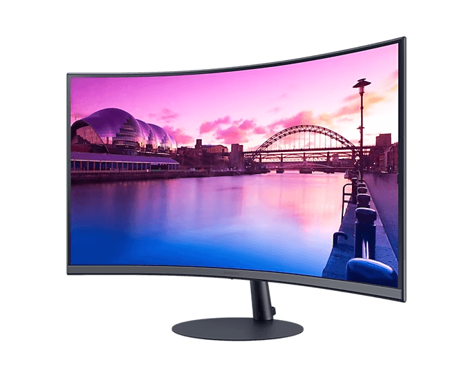 SAMSUNG SAMSUNG 27" Curved Monitor with 1000R Curvature, Bezeless Design, FullHD VA 75 Hz Display, 4(GTG) Response Time, AMD FreeSync, Game Mode, 2x HDMI 1.4 / 1x Display Port 1.2, Black | LS27C390EAMXUE - thumbnail 3