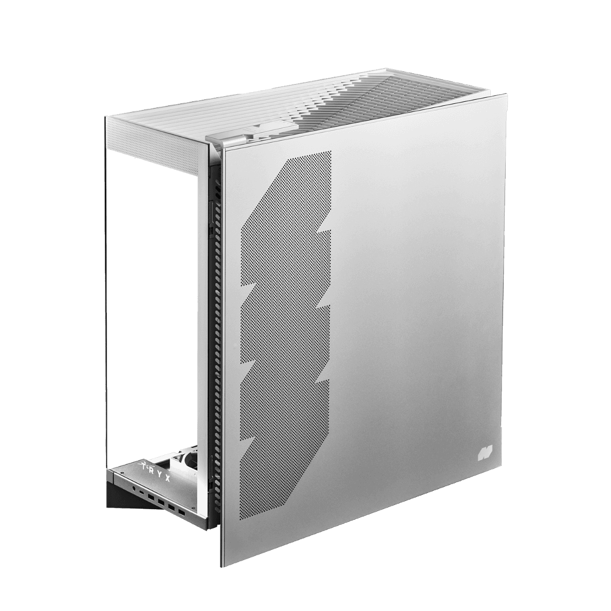 TRYX TRYX LUCA L70 White Mid-tower E-ATX PC Case, 4mm Tempered Glass, Upto 8x 120mm Fans, Support ATX BTF motherboards, Includes Vertical GPU Bracket, White | C-L700N-NN0H-G0W - thumbnail 2