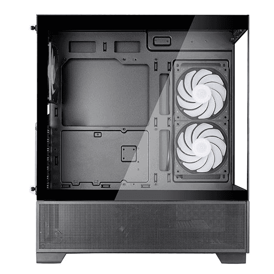 Silverstone Silverstone Lucid 05 ATX Case, Bold 270° Panoramic View, upto 360mm Radiators, GPU up to 410mm, Type-C | SST-LD05-B-ARGB - thumbnail 4