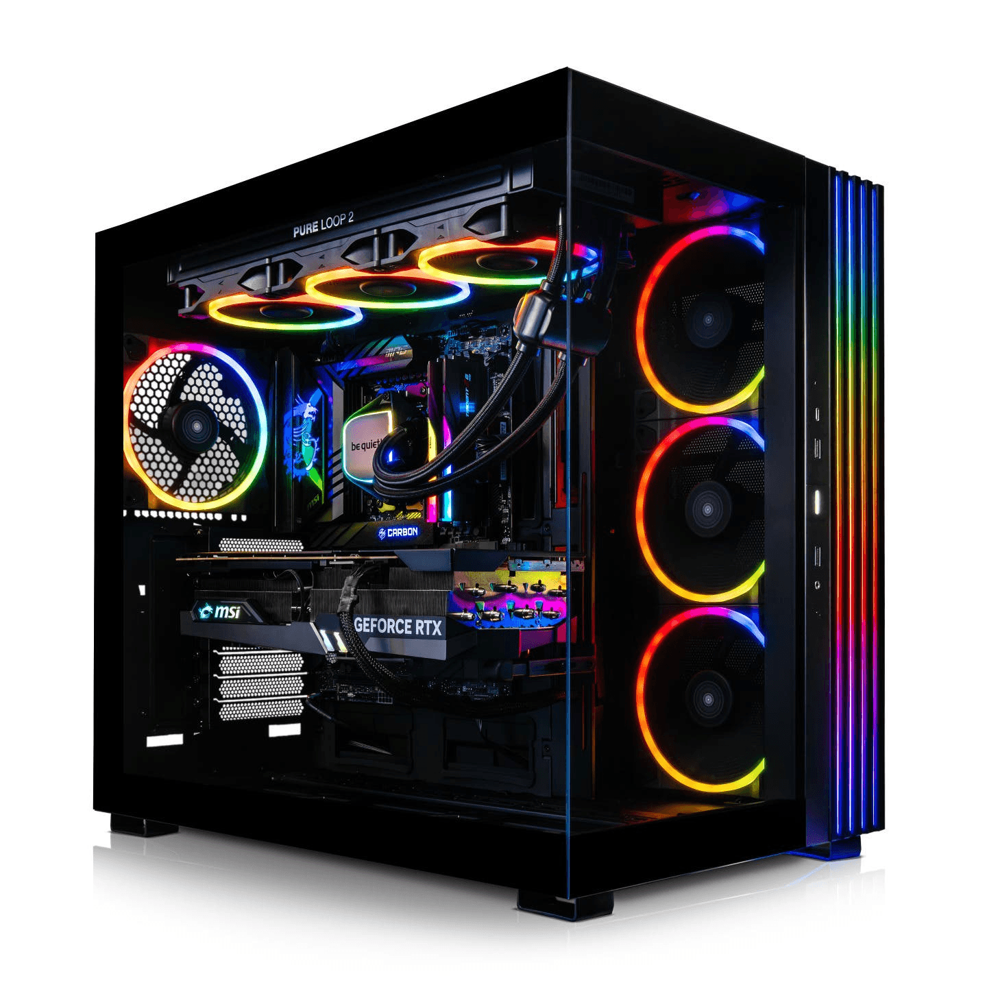 MSI Professional AI Workstation & Rendering PC: Core Ultra 9 285K, RTX 5080 16GB, 64GB DDR5, 4TB NVMe SSD, - thumbnail 1