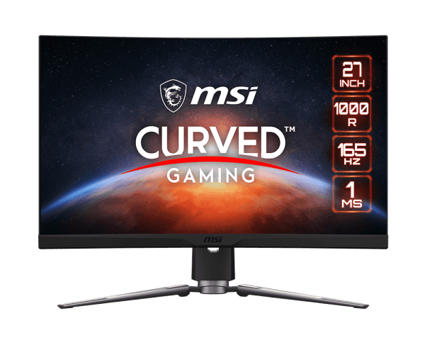 MSI MSI MAG ARTYMIS 274CP, 27" Gaming Monitor, 1920 x 1080 (FHD), VA, 165Hz, FreeSync Premium, HDR Ready HDMI, Displayport, USB C, Tilt, Swivel, Height Adjustable - thumbnail 2