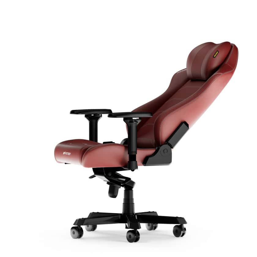 DEEPCOOL DXRacer MASTER Microfiber Leather Gaming Chair, 4D Armrests, Multi-functional Tilt, 3" Casters, High Density Mold Shaping Foam, Recommended Weight 220lbs, Red | MAS-I238S-R-A3 - thumbnail 5