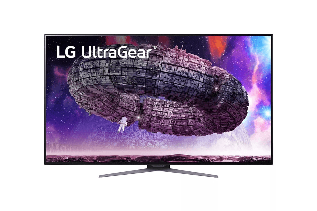LG LG 48GQ900 48'' UltraGear 4K UHD OLED Flat Monitor, 120Hz Refresh Rate, 0.1ms Response Time, 16:9 Aspect Ratio, 1.07B Color Depth, 178?? Viewing Angle, HDR 10, Black | 48GQ900-B - thumbnail 1