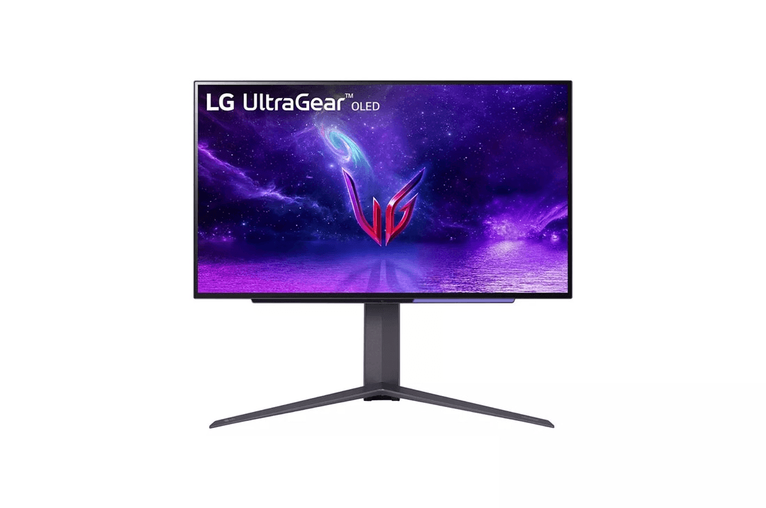 LG  LG UltraGear 27" OLED Gaming Monitor QHD with 240Hz Refresh Rate & 0.03ms Response Time, AMD FreeSync, Anti-Glare, Low-Reflection, 1.07B Color, RGB LED Lighting, HDR10, 2x HDMI, 1x DP | 27GR95QE-B - thumbnail 4