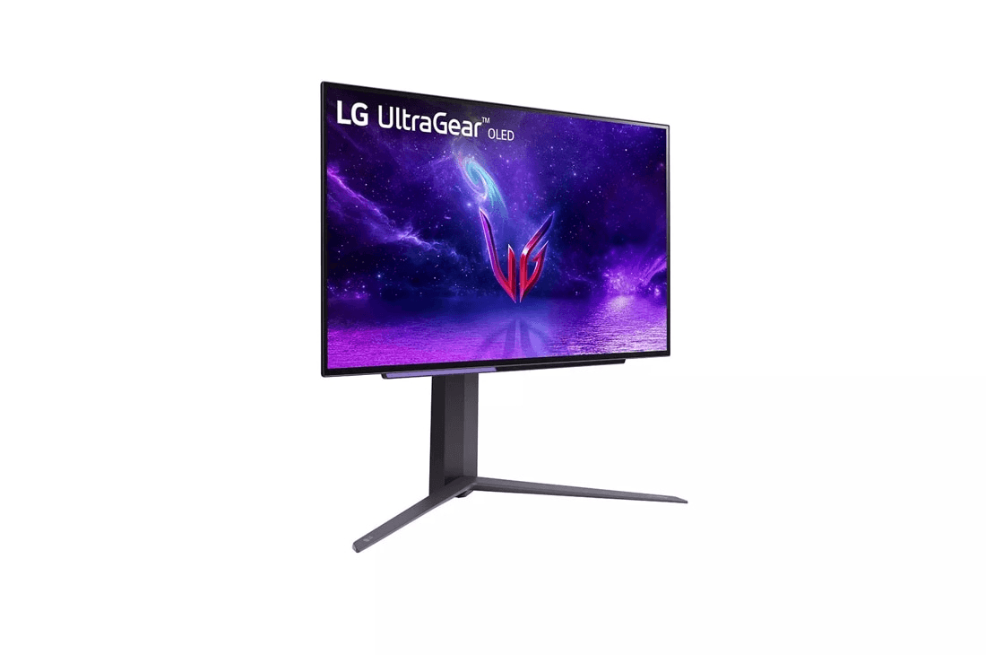 LG  LG UltraGear 27" OLED Gaming Monitor QHD with 240Hz Refresh Rate & 0.03ms Response Time, AMD FreeSync, Anti-Glare, Low-Reflection, 1.07B Color, RGB LED Lighting, HDR10, 2x HDMI, 1x DP | 27GR95QE-B - thumbnail 2