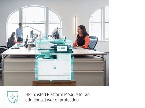 HP Color LaserJet Enterprise MFP M776dn: A3 Functions: Print, Copy & Scan, Hi-Speed USB 2.0, Gigabit Ethernet Network, Up to 1200 x 1200 dpi, Up to 46ppm Black and Colour, Laser Printer | T3U55A thumbnail 6