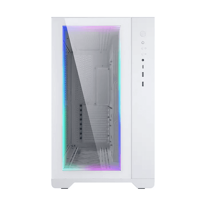 PHANTEKS Magnium Gear NEO QUBE 2 Infinity Mirror White Mid-Tower Case, Dual HDD cage (removable), Triple SSD bracket, Velcro-tie cable management, Up to 9x 120 mm & 4x 140mm fan locations, 360 Radiator support, Up to 280mm wide E-ATX motherboard | MG-NE620QI_DWT02 - thumbnail 8