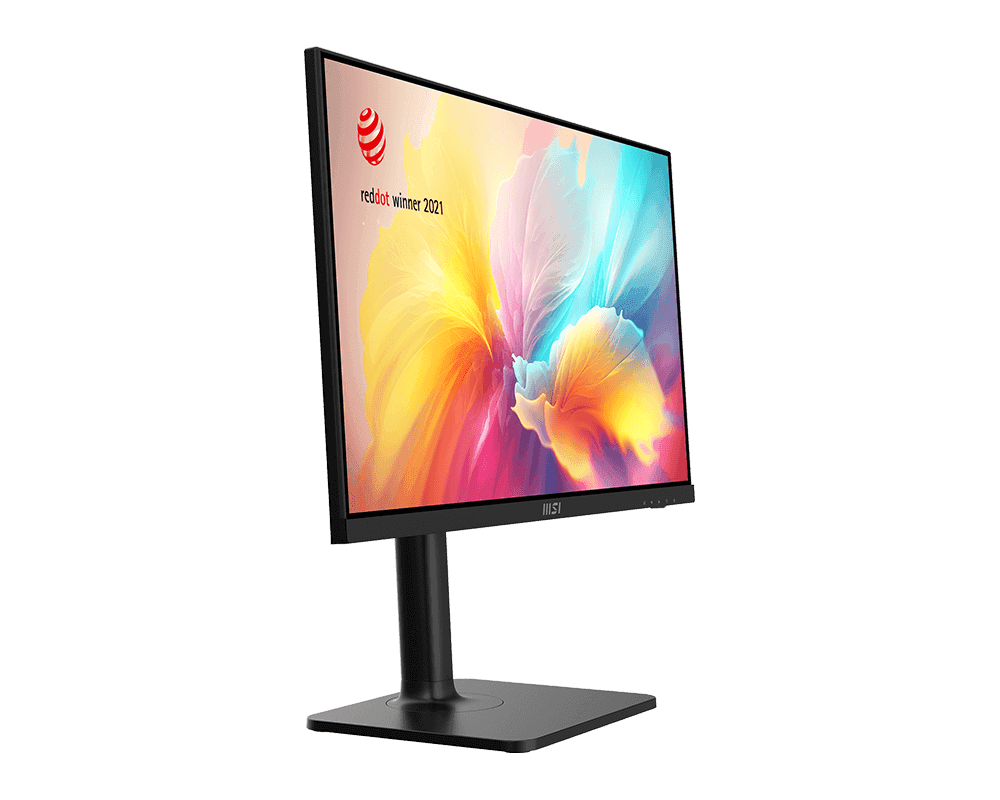 MSI MSI Modern MD2412P 24 Inch Business Productivity Monitor, 1920 x 1080 (FHD) IPS, 100Hz Refresh Rate, 1ms (MPRT) Response Time, Adaptive-Sync Support, Built-In Speaker, 4 ways Adjustable Stand, Black | 9S6-3PA59H-076 - thumbnail 2