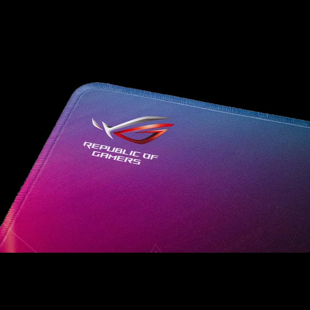 ASUS ROG Strix Edge Gaming-Mousepad, Vertical gaming mouse pad, large fabric surface, full color stitching, protection against fraying, non-slip underside | 90MP00T0-B0UA00 thumbnail 4