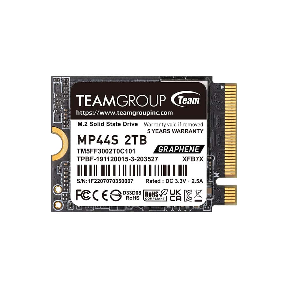 TEAMGROUP Team Group MP44S M.2 2230 2TB PCIe 4.0 x4 with NVMe, STEAM Deck Compatible, Internal Solid State Drive (SSD) | TM5FF3002T0C101 - thumbnail 3