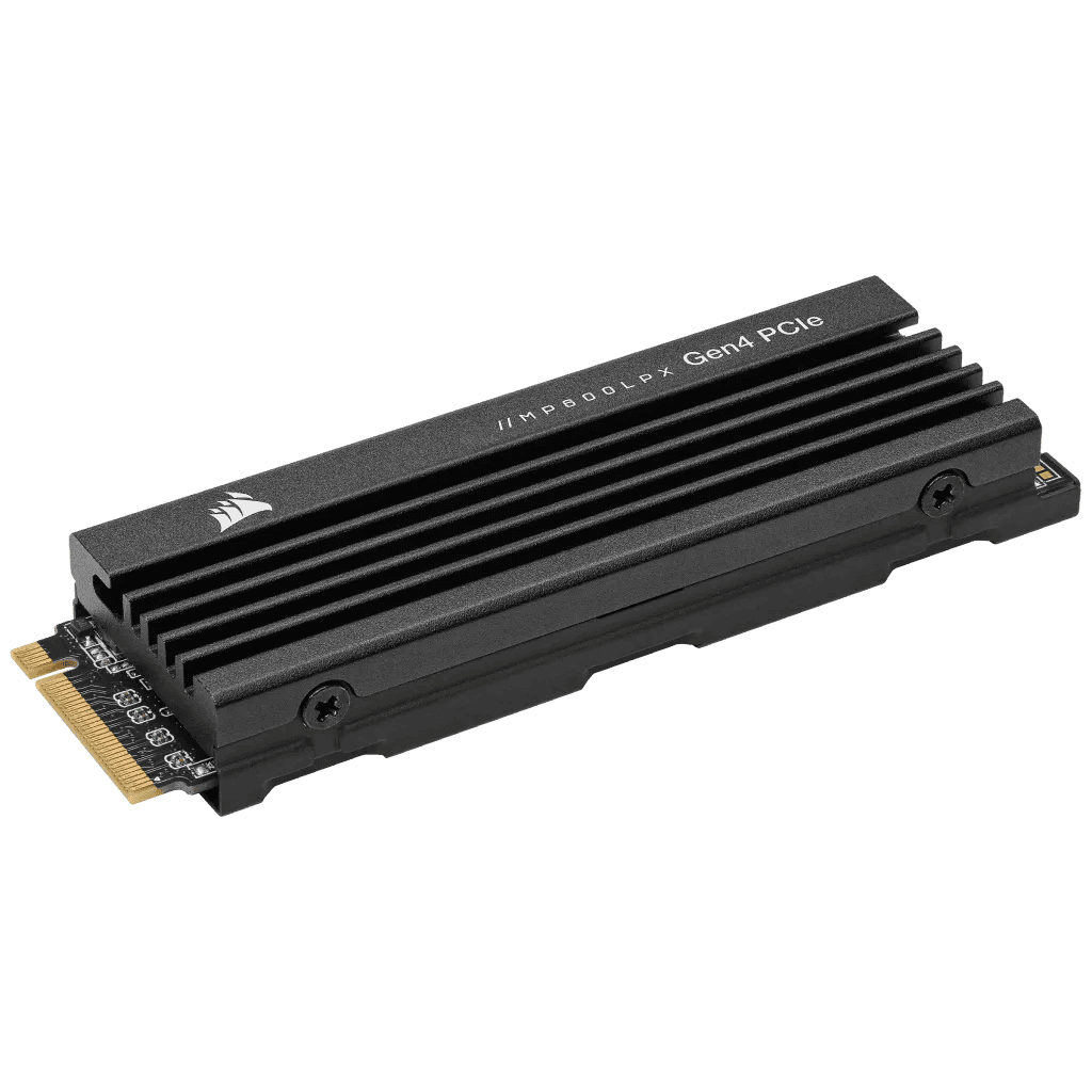 Corsair Corsair MP600 PRO LPX 2TB PCIe Gen4 x4 NVMe M.2 SSD, Sequential Read Up to 7,100MB/s, Sequential Write Up to 6,800MB/s, PS5 Compatible | CSSD-F2000GBMP600PLP - thumbnail 3