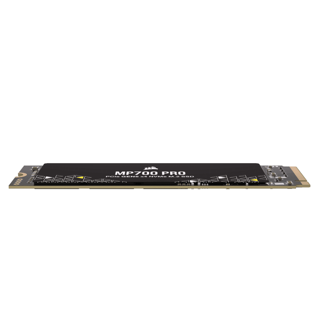 Corsair Corsair 4TB MP700 PRO NVMe PCIe 5.0 M.2 Internal SSD, 12400 MB/s Sequential Read Speeds & 11800 Sequential Write Speeds, 3D TLC NAND Technology, 1.6 Million Hours MTBF, Black | CSSD-F4000GBMP700PNH - thumbnail 4