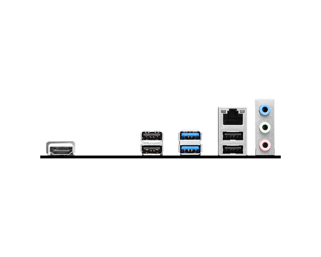 MSI MSI PRO H610M-S DDR4 Motherboard, INTEL H610, Intel Core 14th Processors, 2x DDR4 Memory up to 3200(MAX) MHz Max 64 GB, 1x M.2, 2x SATA 6G, PCIe 4.0, Realtek ALC897 Codec, Realtek RTL8111H Gigabit LAN | 911-7E44-003  2 YEAR WARRANTY - thumbnail 5