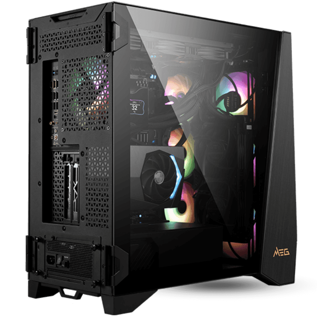 MSI MSI Powered HIGH-END 8D Rendering PC, I9 14900KS, 4090 24GB, 96GB DDR5, 4TB SSD - thumbnail 1