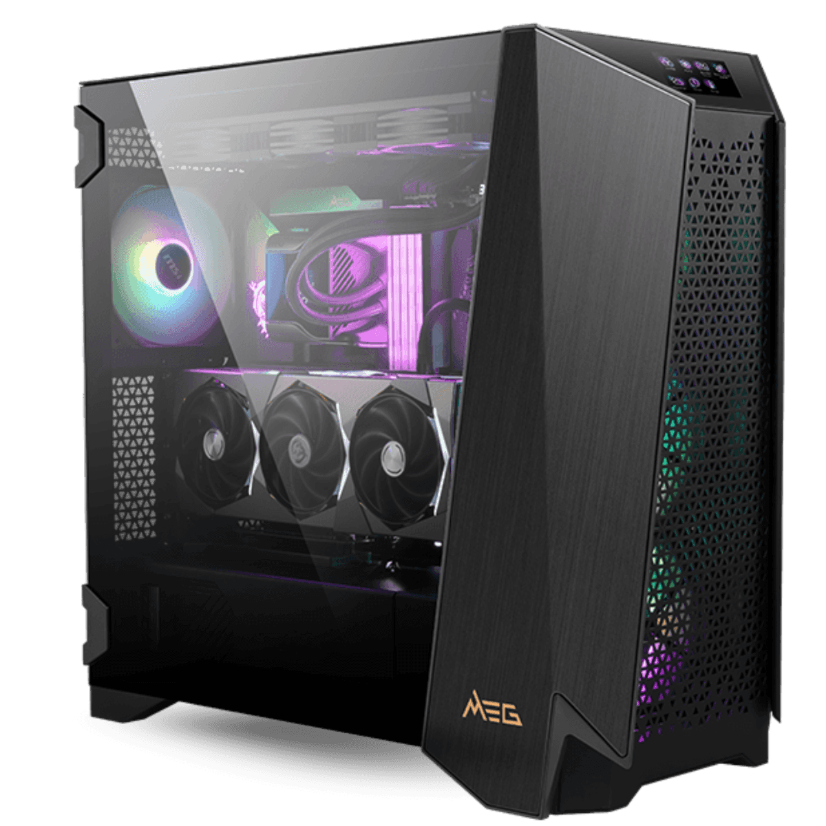 MSI MSI Powered HIGH-END 8D Rendering PC, I9 14900KS, 4090 24GB, 96GB DDR5, 4TB SSD - thumbnail 2