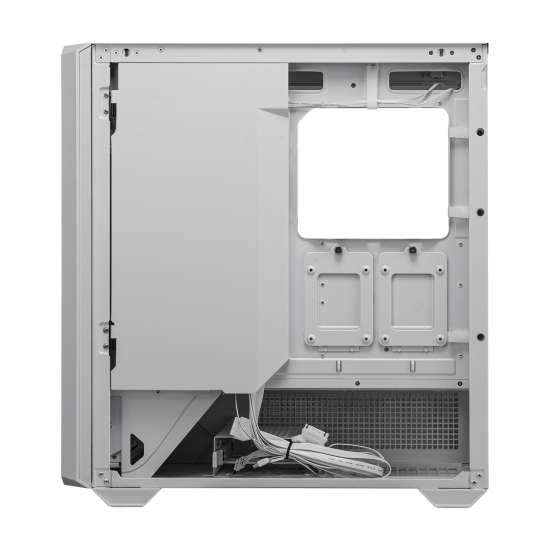 Cougar Cougar MX600 RGB ATX Full Tower PC Case, Up to 360MM Radiator, 4xARGB Pre-Installed Fans, USB-C Gen2x1, USB 3.0x2, Audio, RGB Button, White | 3857C90.0002 - thumbnail 4