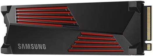 SAMSUNG Samsung 990 Pro with Heatsink 1 TB NVMe 2.0 M.2 2280 Internal SSD, 7450 MB/s Sequential Read Speed, 6900 MB/s Sequential Write Speed, 3.3 Voltage, V-NAND 3-bit MLC, Black | MZ-V9P1T0CW - thumbnail 3