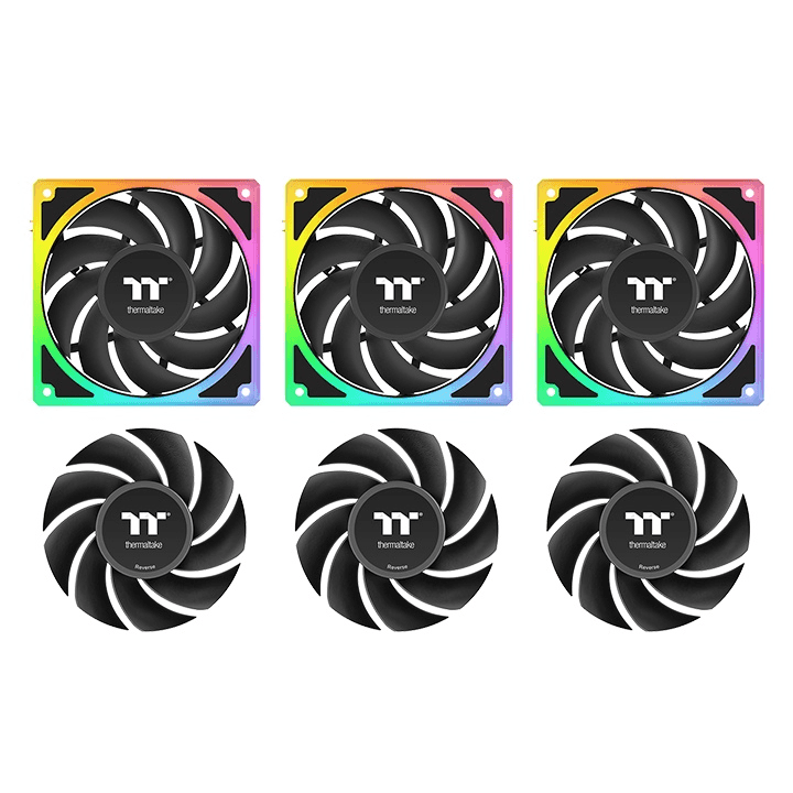 Thermaltake Thermaltake MAGCurve 360 Ultra ARGB Sync AIO Liquid Cooler, 6.67" Curved AMOLED Display, AI Forge Technology, TOUGHFAN EX120, 360mm, Black | CL-W453-PL12SW-A - thumbnail 3