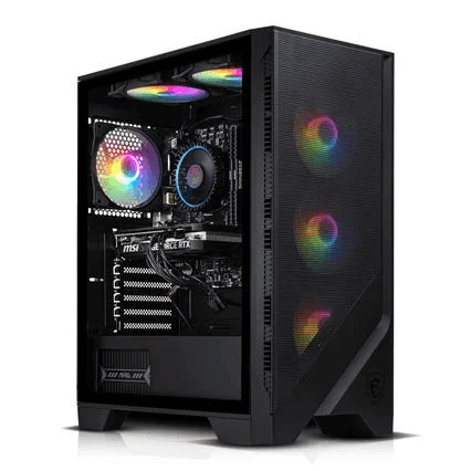 High-Performance Workstation & Gaming PC: Intel i7-14700K 14th Gen + MSI RTX 5070 Shadow 2X OC 12GB GDDR7, 64GB DDR5 6000MHz RGB, 1TB NVMe SSD, AG400 Digital Plus Air Cooler, 750W, WiFi 6 - thumbnail 1