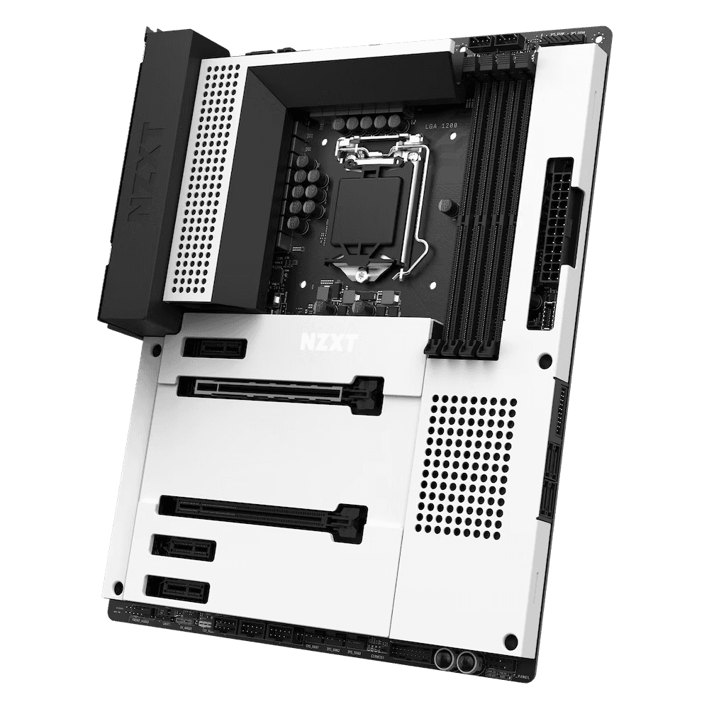 NZXT NZXT, N7 Z590 Intel Z590 gaming ATX motherboard, with Wi-Fi and CAM features,  DDR4, Digital RGB, Digital fan control, Wifi 6E, Bluetooth V5.2, Multi-GPU support, Integrated rear I/O shield | N7-Z590XT-W1 - thumbnail 5