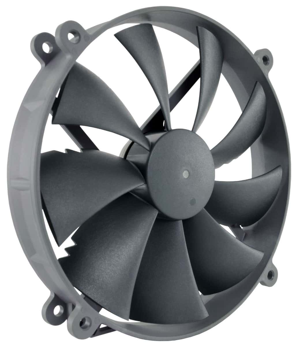 Noctua Noctua NF-P14r Redux-1500 PWM 140x140x25mm, Round frame, 4-pin PWM, 1500rpm,  Round 140mm frame with 120mm mounting holes, Pressure-optimised Nine-Blade Design, Vortex-Control Notches, Custom-designed PWM IC with SCD, Stops at 0% PWM, SSO-Bearing - thumbnail 3