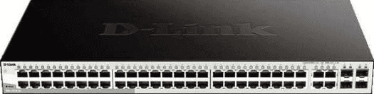 D-link D-Link 52 Port Gigabit Smart Managed Switch - 48x 10/100/1000BASE-T Ports, 4x Gigabit GbE/SFP, Advanced L2 Switching, L2+ Static Routing | DGS-1210-52 - thumbnail 2