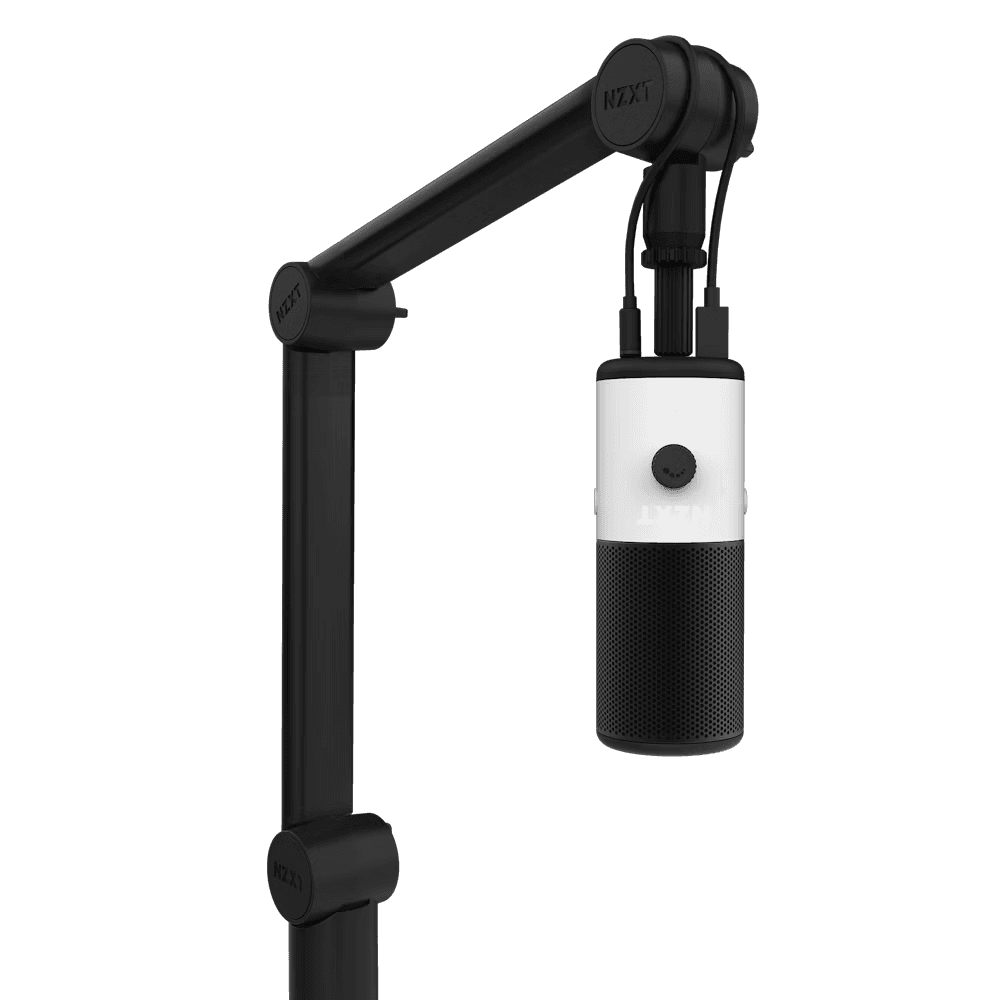 NZXT Boom Arm Mini Compact Low Noise Mini Microphone Boom Arm, Plastic (PA) + metal (Al and Iron), Concealed Cable Management | AP-BOOMS-B1  thumbnail 4