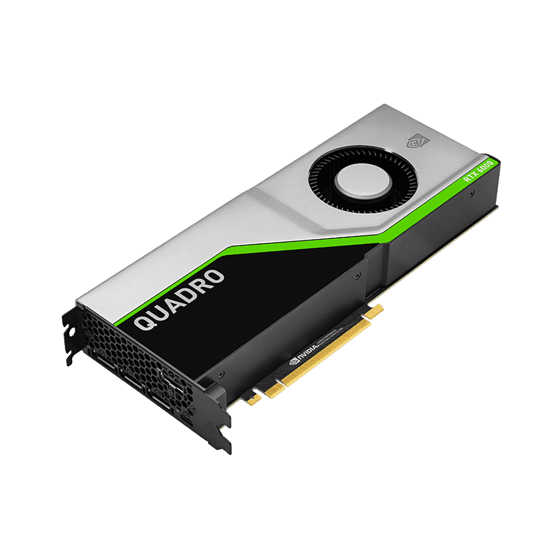 PNY PNY NVIDIA Quadro RTX 6000 Professional Graphics Card, 24GB GDDR6 ECC, 4608 CUDA Cores, PCIe 3.0 x16, 672GB/s Bandwidth, 4x DisplayPort 1.4, 8K Support | VCQRTX6000-EDU-BSP - thumbnail 1