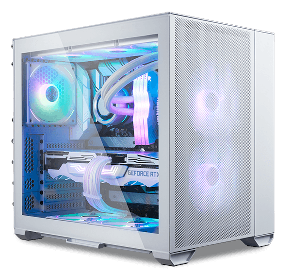 Lian Li O11 Air Mini ATX Mini Tower Computer Case, Tempered Glass, Radiator Support Up to 280mm, 5/7 Expansion Slots, Front 2x140mm PWM Fan, Aluminum Panel, White | G99-O11AMW.00 - thumbnail 5
