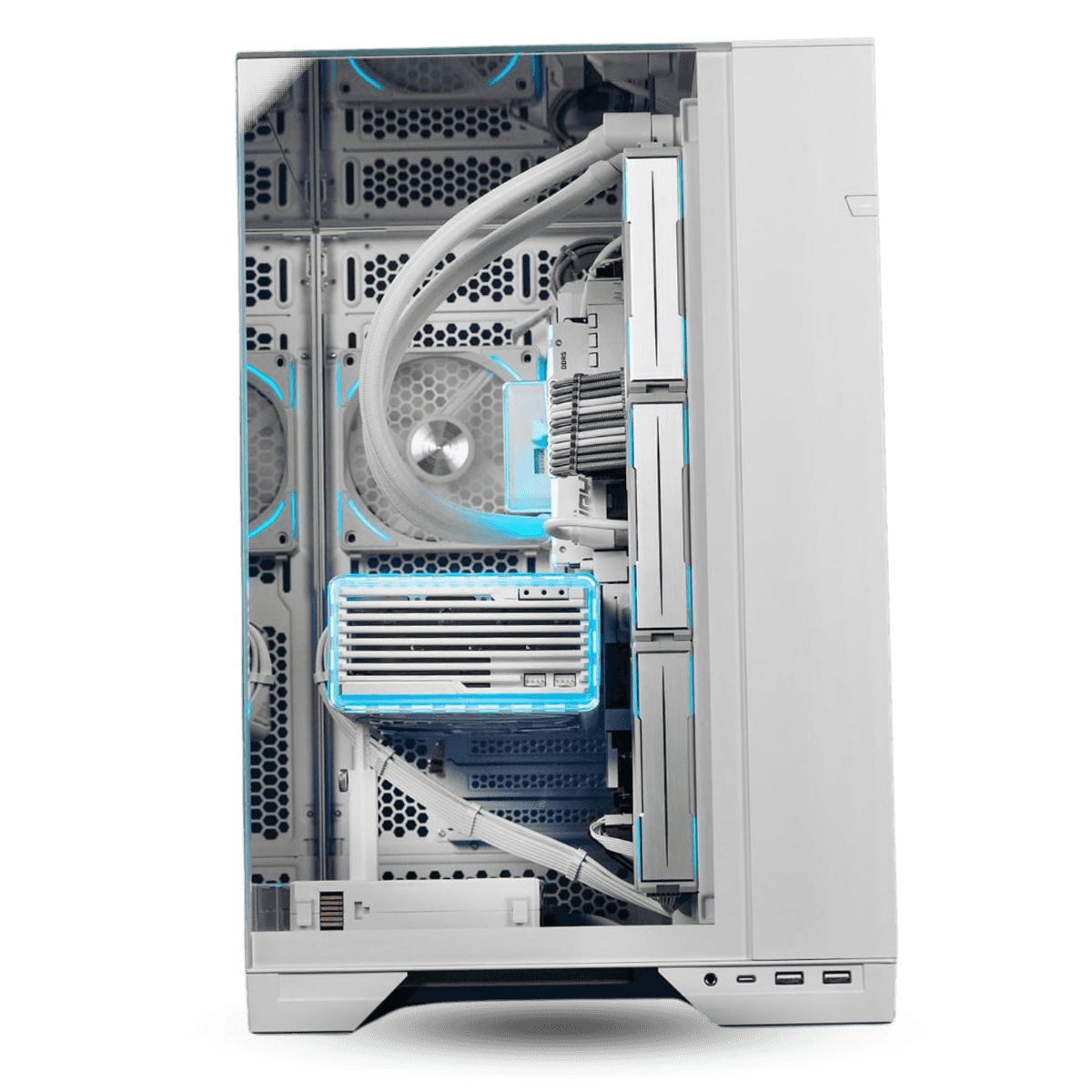 Nanotech Nanotech High-End Custom Gaming PC, Intel Core i9 14900K 24 cores, 32 Threads, RTX 4080 SUPER AERO OC 16 GB, 64GB(2x32) 5200 MHz RAM, 4TB 4.0 NVMe, 1000W 80+ Gold, AIO CPU Liquid Cooler - thumbnail 3