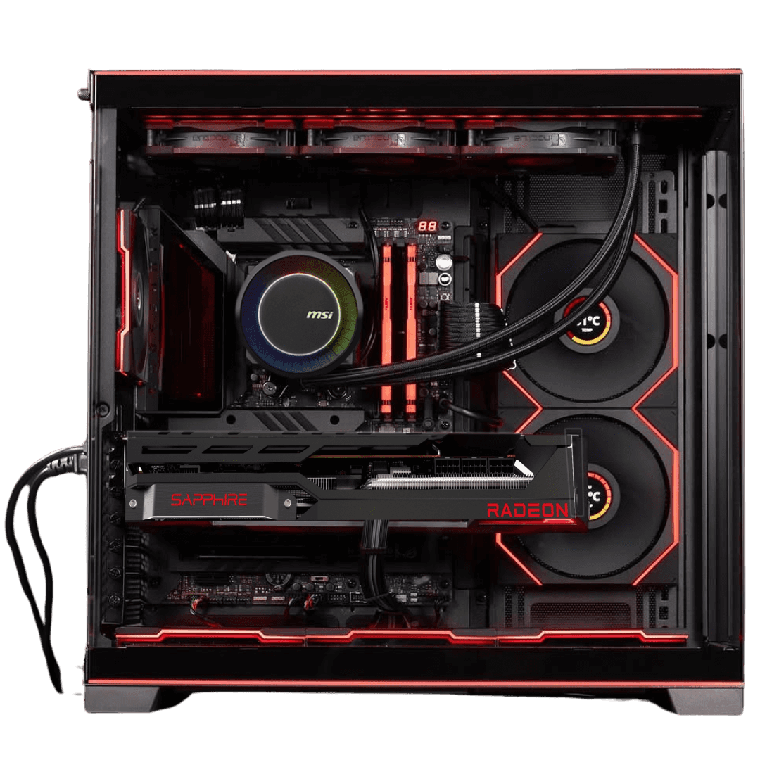 AMD AMD Ryzen 9 9950X3D Gaming and Content Creation PC, AMD Ryzen 9 9950X3D, RX 9070 XT AMD RADEON 16GB, 64GB (2x32GB) DDR5, M461 4TB NVMe SSD, 1000W - thumbnail 2