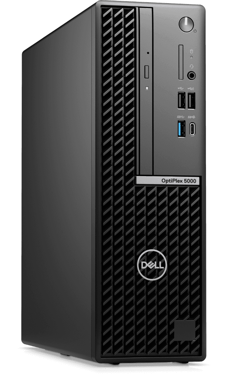 Dell OptiPlex 5000 Desktop Computer, Intel Core i5 12th Gen i5-12500 Hexa-core (6 Core) 3 GHz, 4 GB RAM DDR4 SDRAM, 256 GB M.2 PCI Express NVMe 3.0 x4 SSD - Small Form Factor - Black thumbnail 1