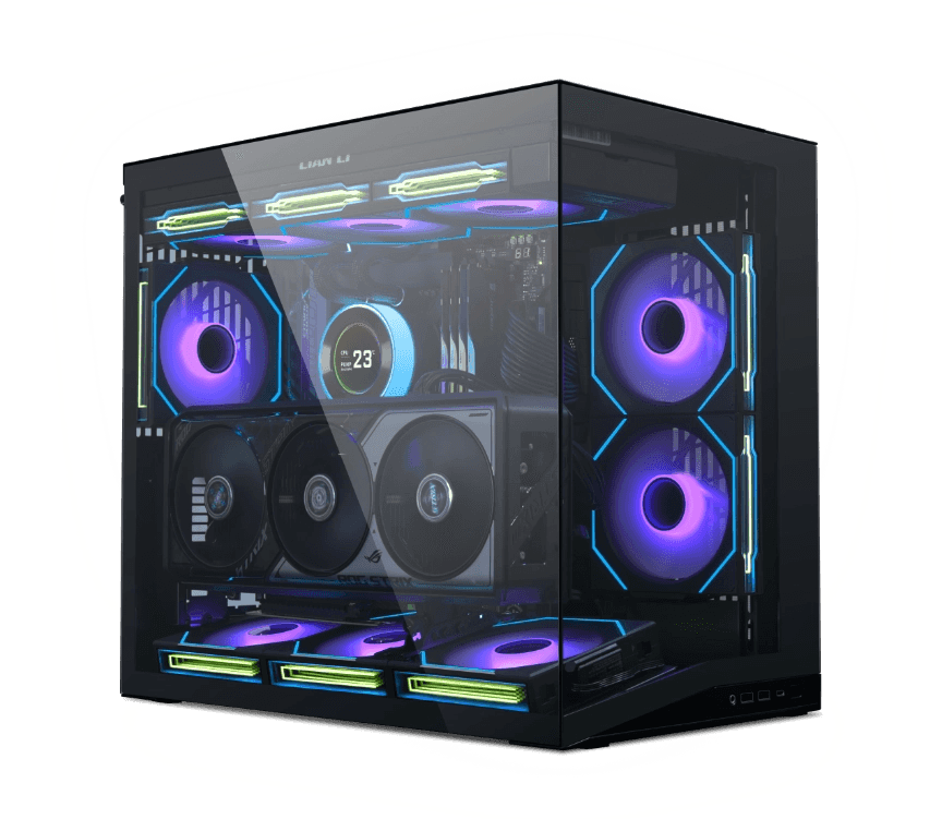 Nanotech Compact Gaming PC, Intel Core i7-14700F, ASUS ROG STRIX RTX 5070 12GB OC, 32GB DDR5 6400, 1TB NVMe SSD (up to 7100MB/s), 850W, O11 Dynamic MINI - thumbnail 1