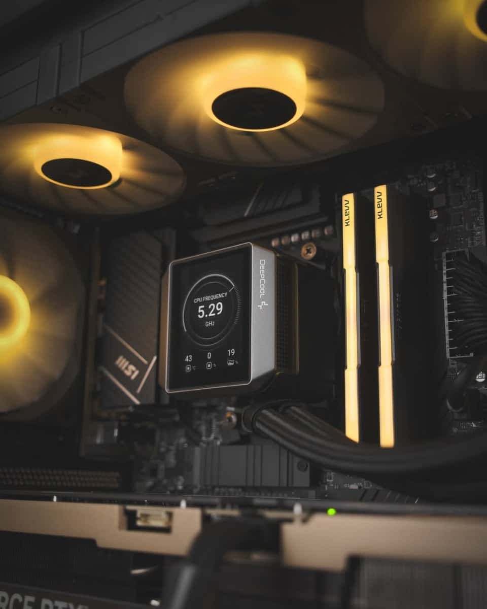Nanotech High-Performance Gaming PC: AMD Ryzen 7 9800X3D + ZOTAC RTX 5080 SOLID CORE 16GB GDDR7, 32GB DDR5 6000MHz RGB, 2TB NVMe SSD, 360mm LCD AIO, 1000W Gold PSU, WiFi 6E - thumbnail 3