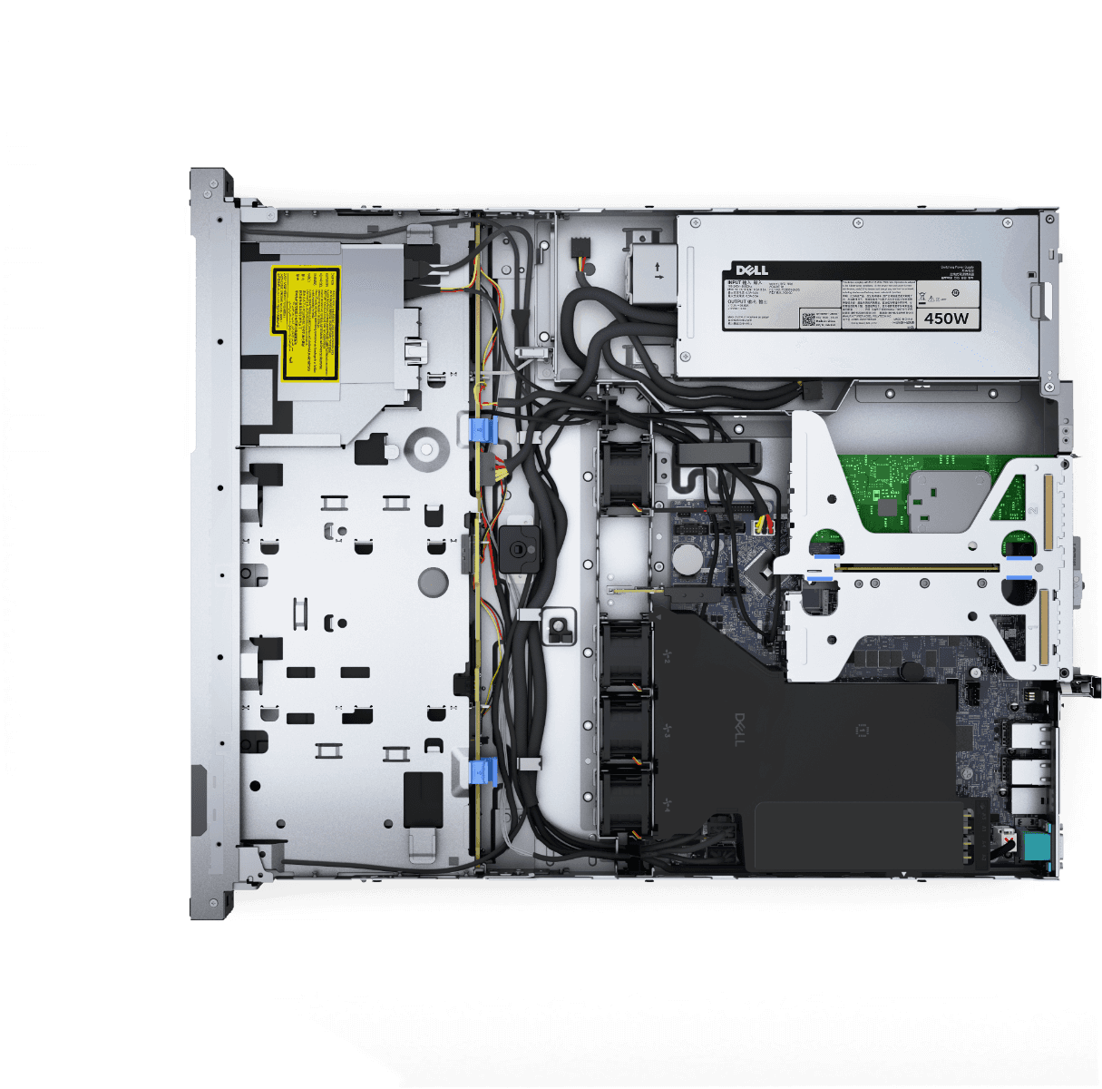 Dell Dell PowerEdge R250 Rack Server, Intel Xeon E-2314 2.8GHz, 16GB UDIMM, 2TB HDD SATA 6Gbps, iDRAC9 Basic 15G,Single Cabled Power Supply 450W Platinum, TPM2.0 | PER250CM1-AF - thumbnail 6