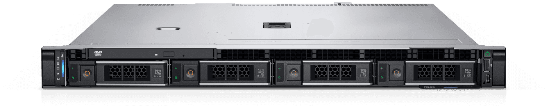 Dell Dell PowerEdge R250 Rack Server, Intel Xeon E-2314 2.8GHz, 16GB UDIMM, 2TB HDD SATA 6Gbps, iDRAC9 Basic 15G,Single Cabled Power Supply 450W Platinum, TPM2.0 | PER250CM1-AF - thumbnail 4